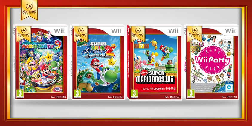 Quatre nouveaux titres Nintendo Selects