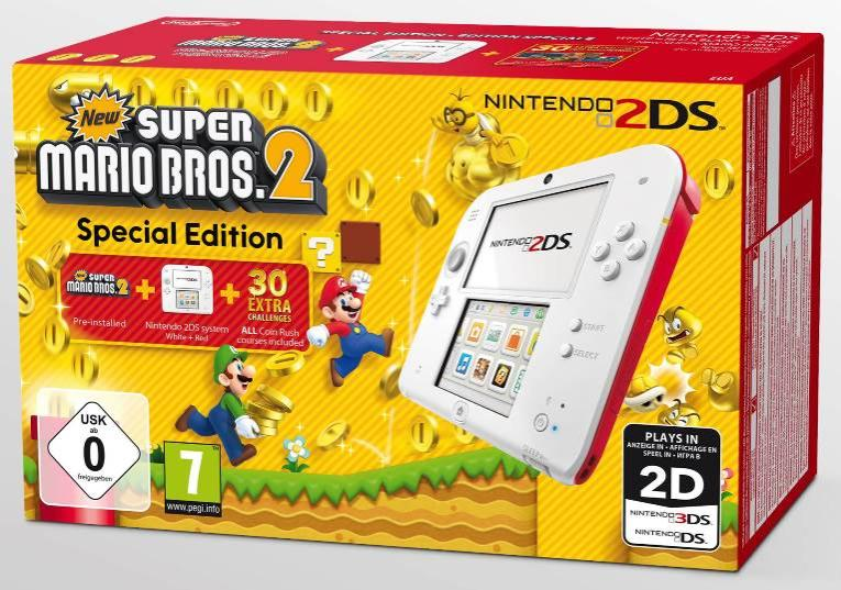 Nintendo annonce un pack Nintendo 2DS édition spécial New Super Mario Bros. 2