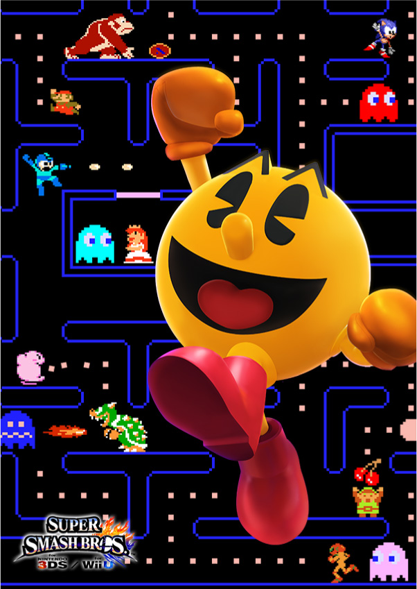 Pac-Man dans Super Smash Bros !
