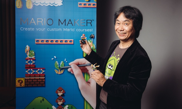 Un peu de Mario Maker avec tonton Miyamoto