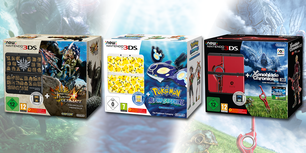 Trois packs New Nintendo 3DS dès le 26 juin