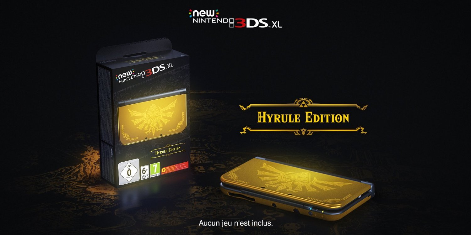 Une New 3DS XL Zelda pour accompagner Hyrule Warriors Legends