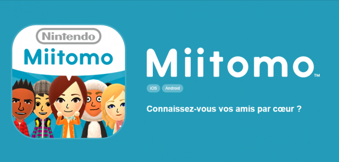 Miitomo et My Nintendo enfin disponibles !