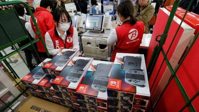 Que donne le lancement de la Nintendo Switch au Japon ?